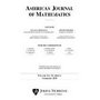 Front page of American Journal of Mathematics